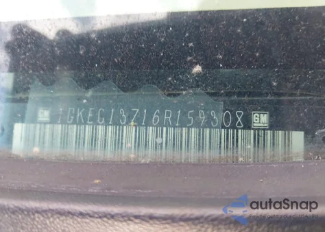 2006 GMC Yukon Slt из США, поврежденный, VIN 1GKEC13Z16R159308